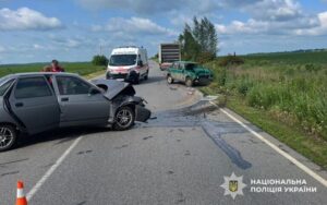 Смертельне ДТП на Полтавщині: загинув водій ВАЗу