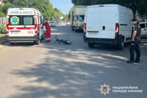ДТП у Гадячі: пенсіонер на електровелосипеді постраждав
