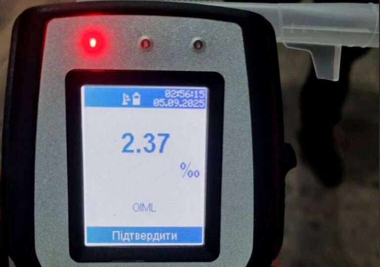 У Кременчуці затримали п'яного водія Infiniti