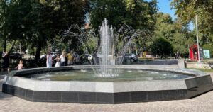 Сезон роботи фонтанів у Полтаві завершується