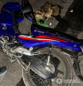 ДТП на Полтавщині: п'яний мотоцикліст зазнав аварії