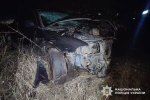 У Полтавській області Audi врізався в дерево: водій та пасажир у лікарні