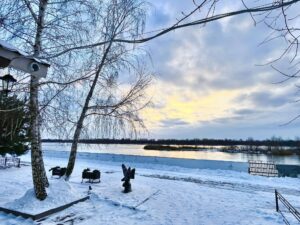 Сильний вітер у Полтаві 2 січня