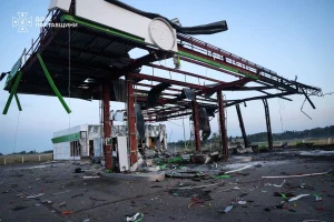 Дрони атакували АЗС у Полтавському районі