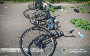У Пирятині в аварії постраждав велосипедист
